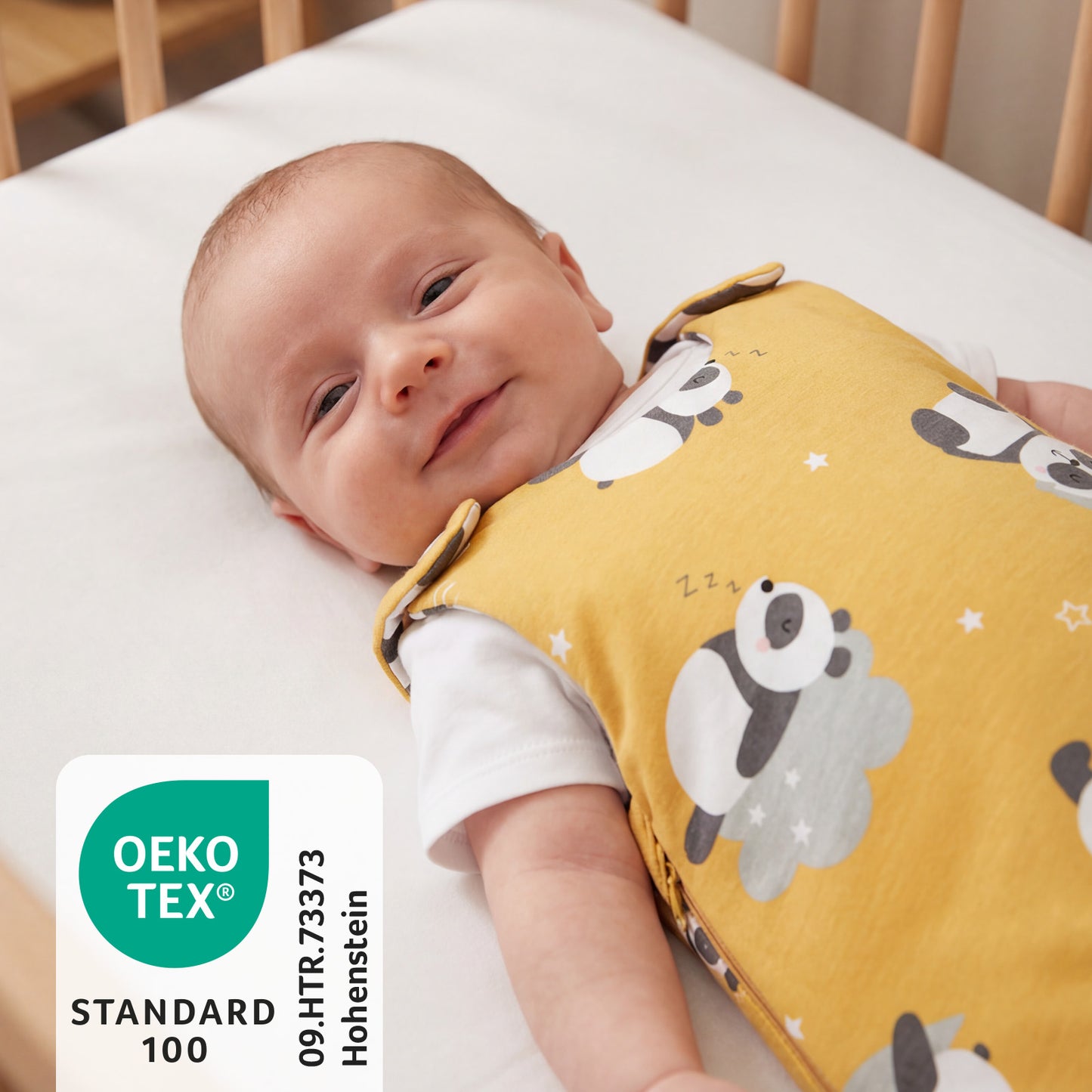 Baby Sleeping Bag - 2.5 TOG_Panda_OEKOTEX_1205