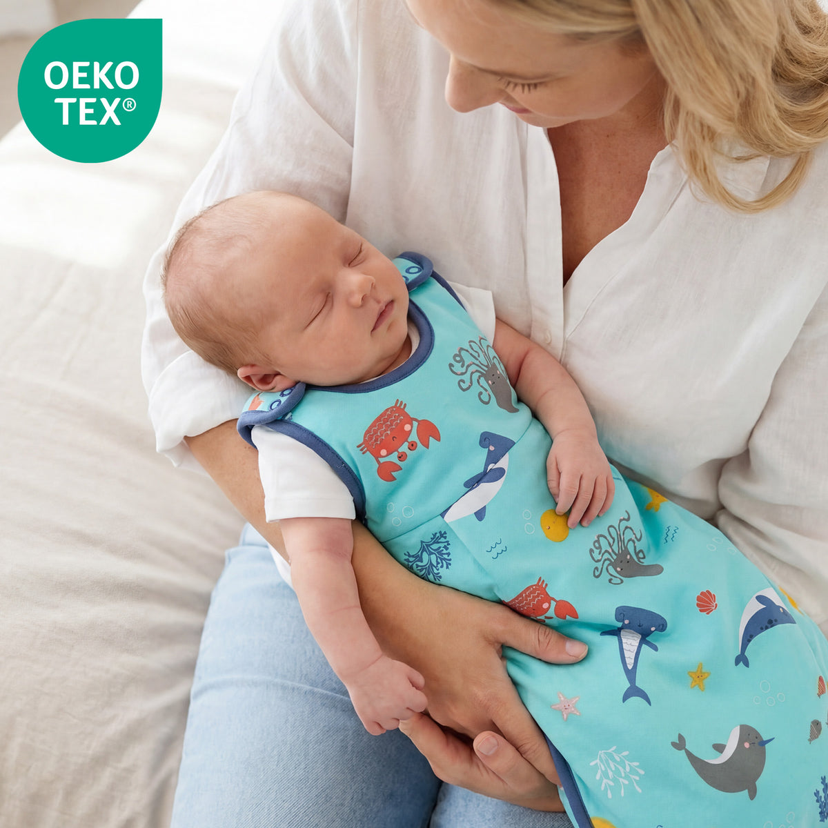Baby Sleeping Bag - 2.5 TOG_Under the Sea_OEKOTEX_1205