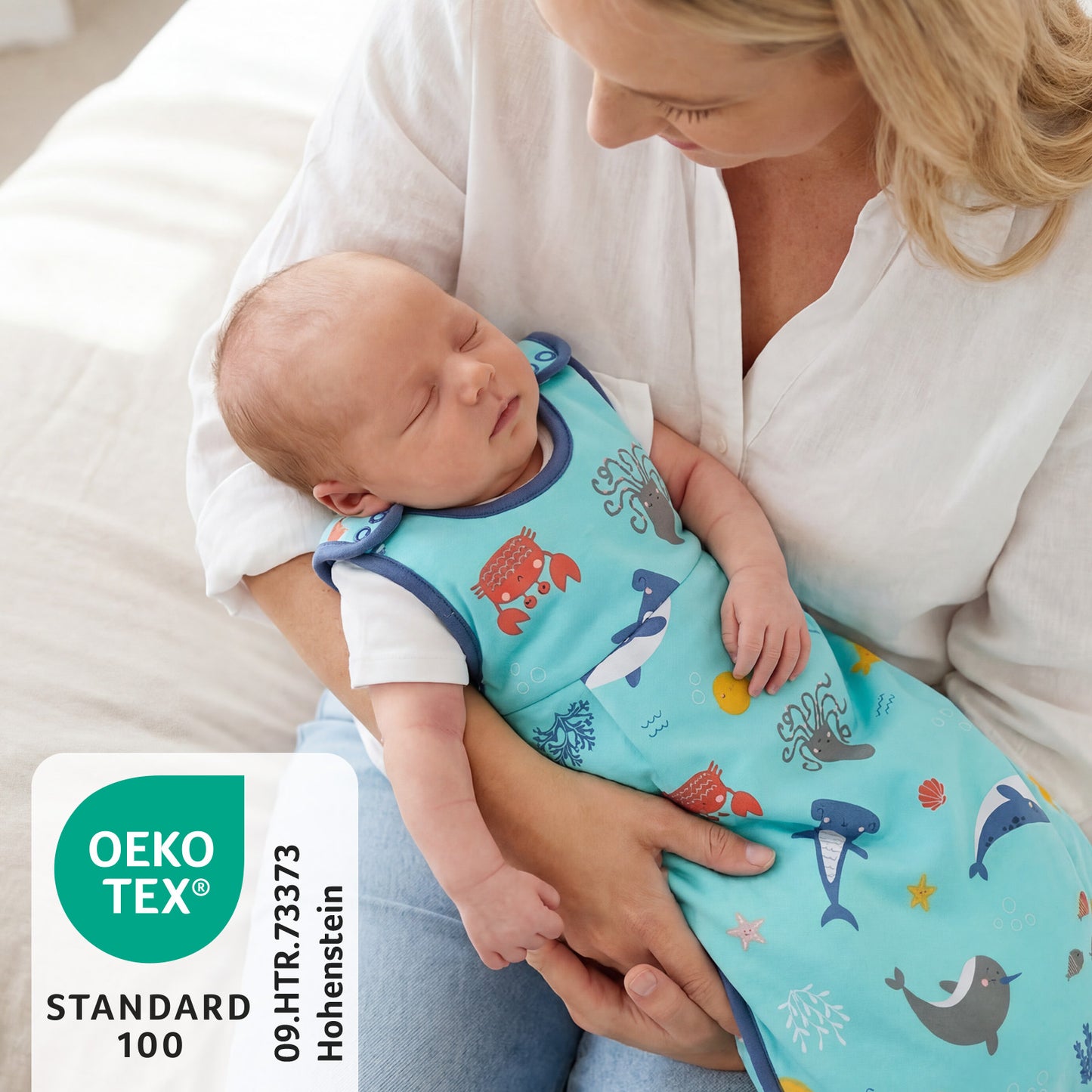 Baby Sleeping Bag - 2.5 TOG_Under the Sea_OEKOTEX_1205