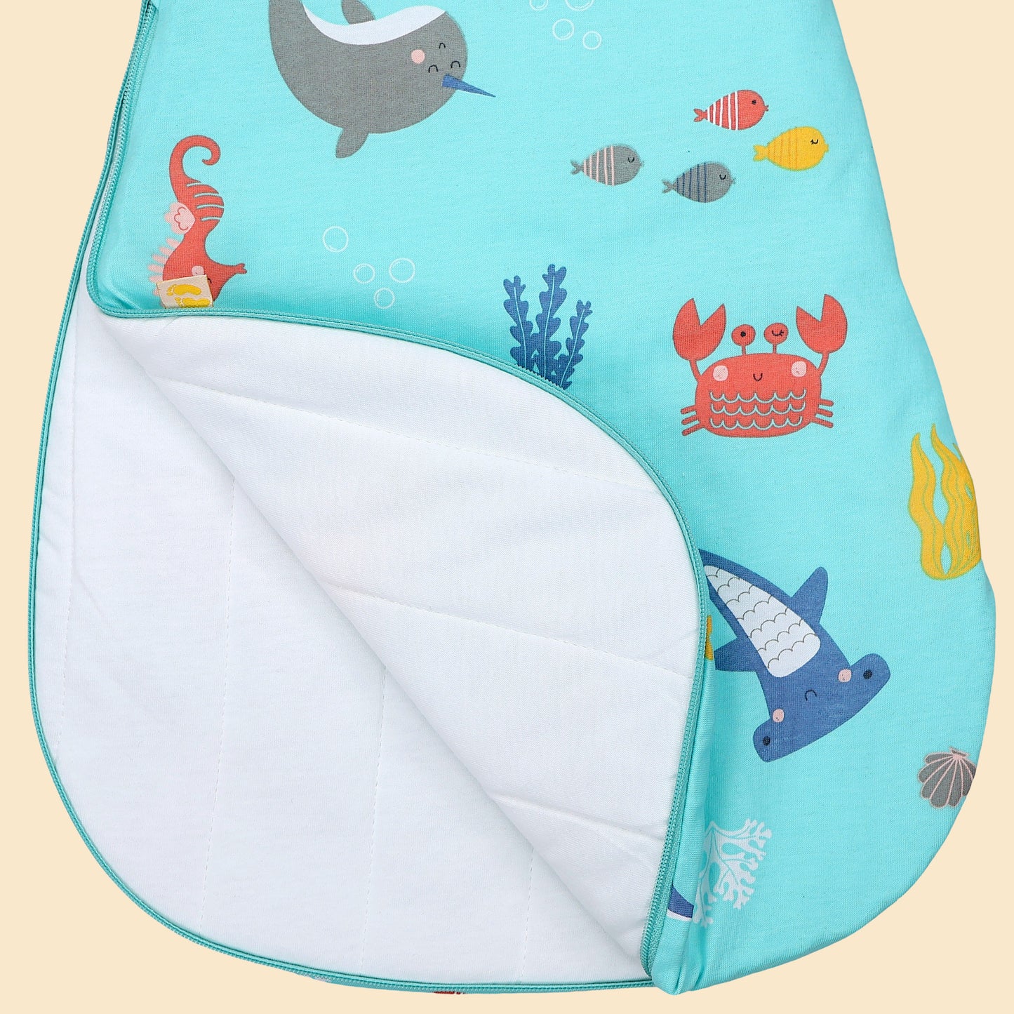 Baby Sleeping Bag - 2.5 TOG_Under the Sea_detail_1205