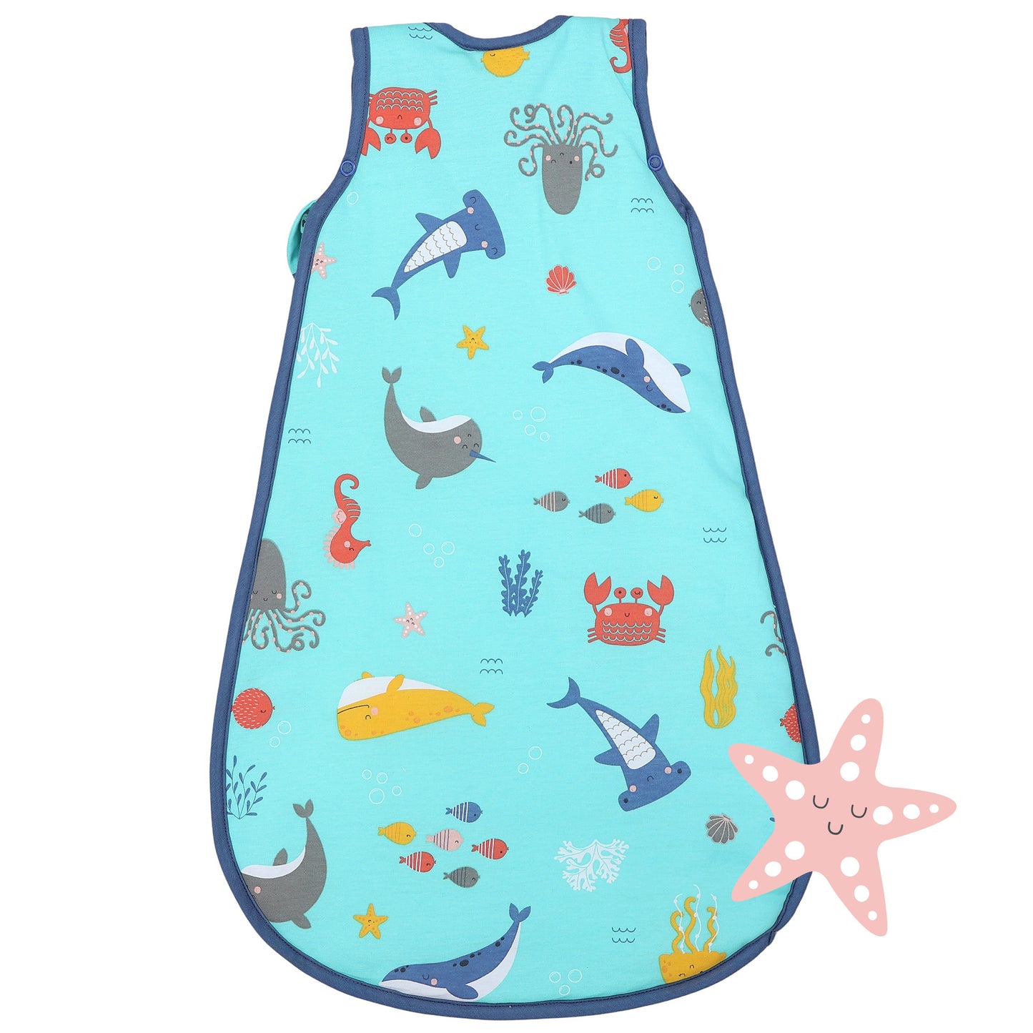 Baby Sleeping Bag - 2.5 TOG_Under the Sea_back_1205