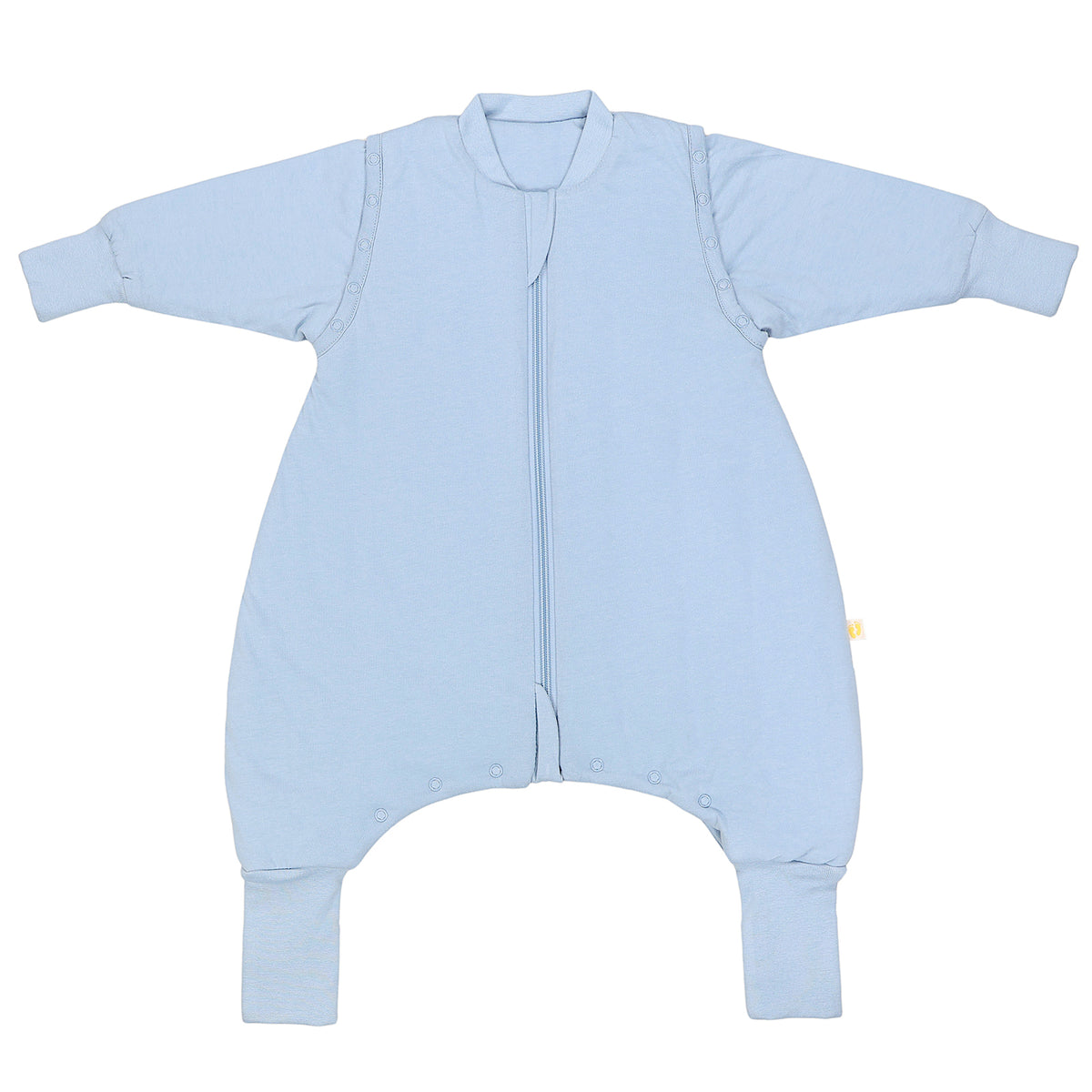 Sleeping Bag with Feet & Foldable Feet Covers - 3.5 TOG_Powder Blue_front_1209