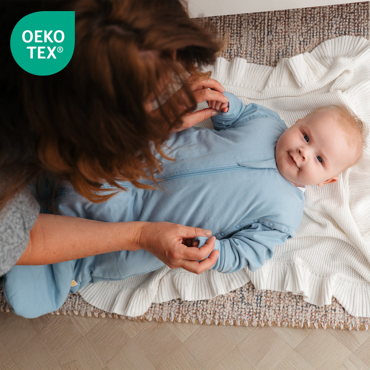 Long Sleeve Baby Sleeping Bag - 3.5 TOG_Kangaroo_OEKOTEX_1210