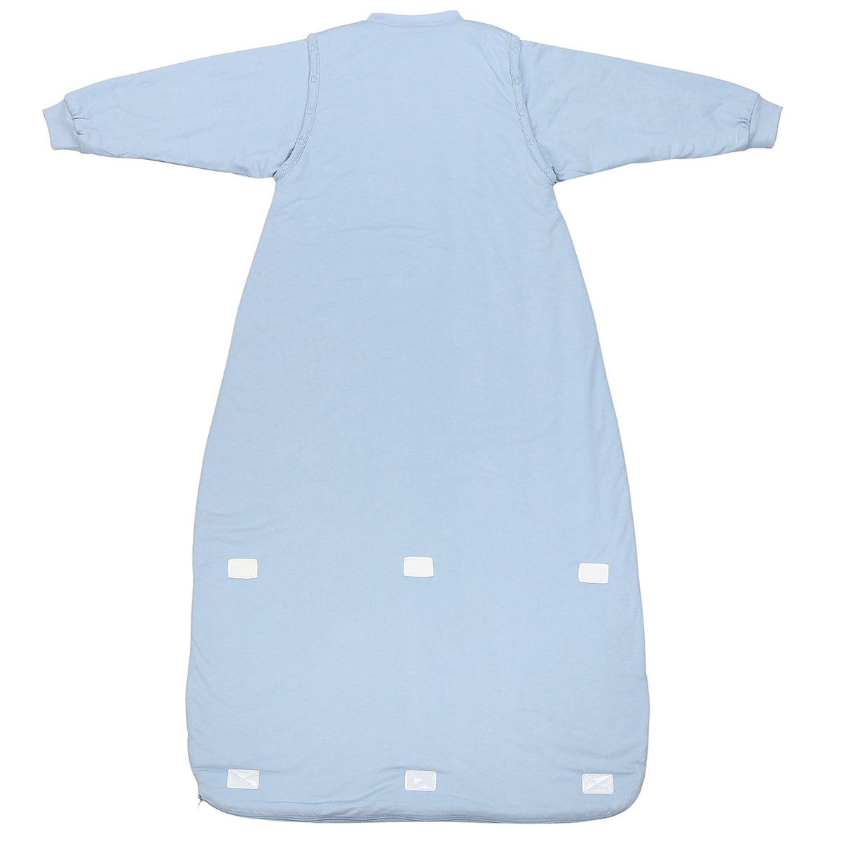 Long Sleeve Baby Sleeping Bag - 3.5 TOG_Powder Blue_back_1210