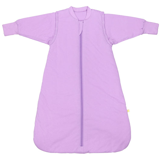 Long Sleeve Baby Sleeping Bag - 3.5 TOG_Lilac_front_1210