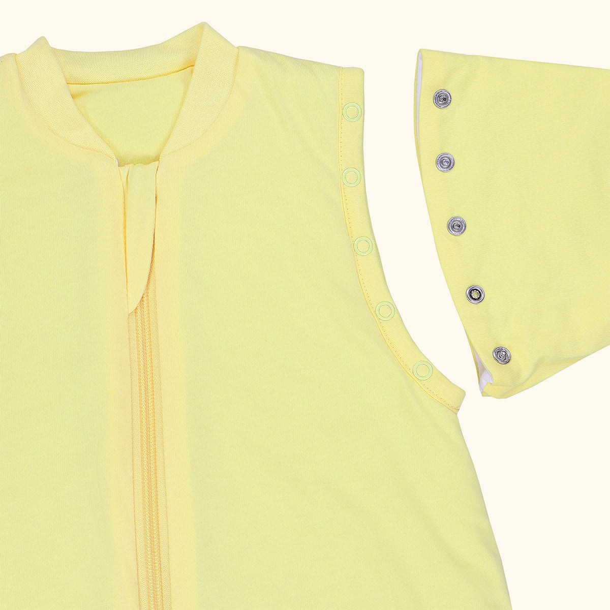 Long Sleeve Baby Sleeping Bag - 3.5 TOG_Soft Yellow_sample image_1210