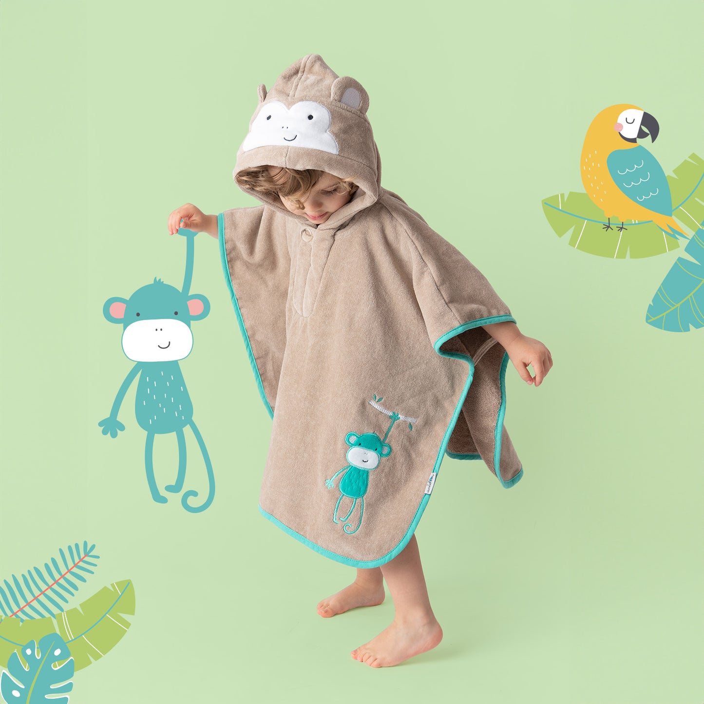 Hooded Bath Poncho_Tropical_409_2