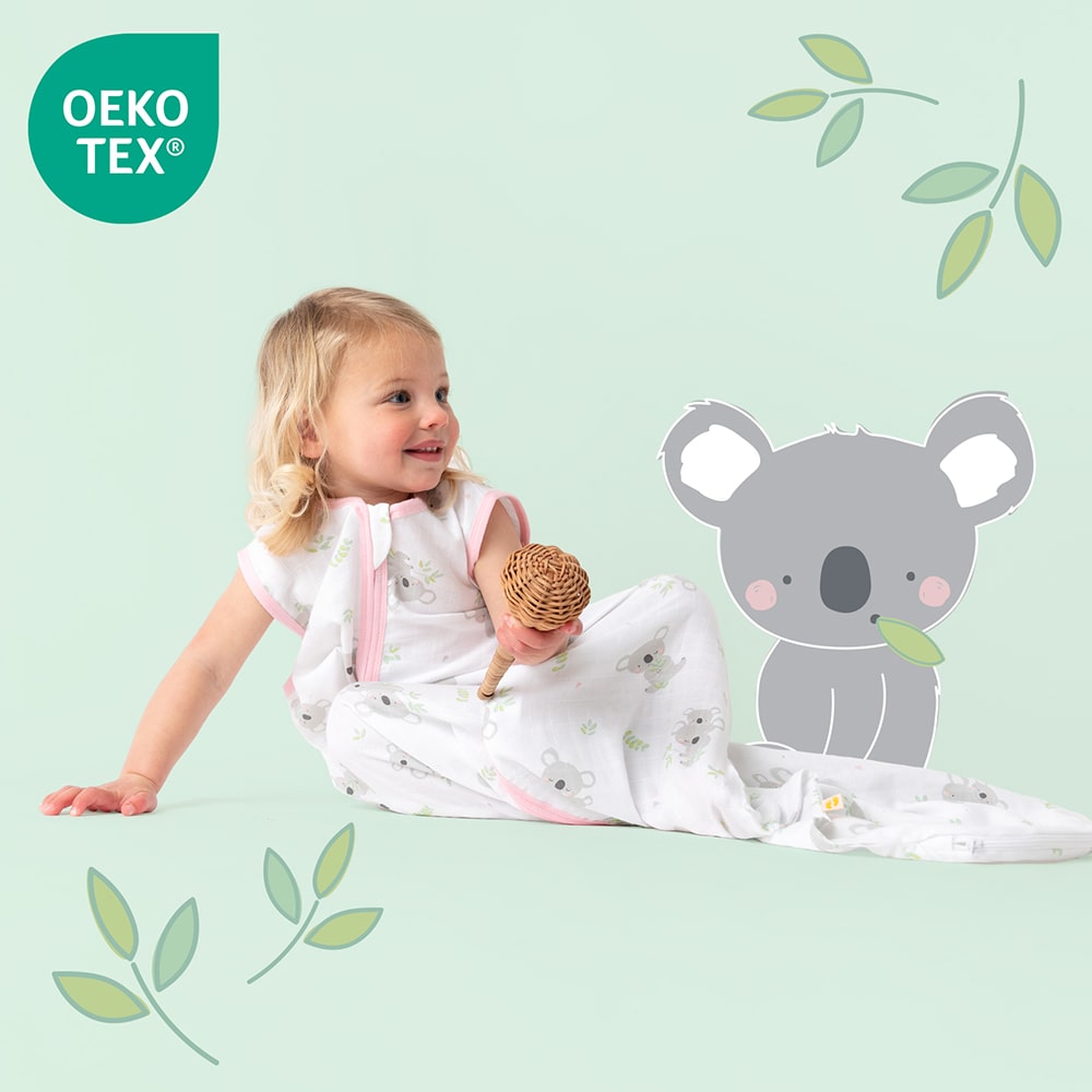 Muslin Baby Sleeping Bag - 0.5 TOG_Koala_OEKOTEX_415