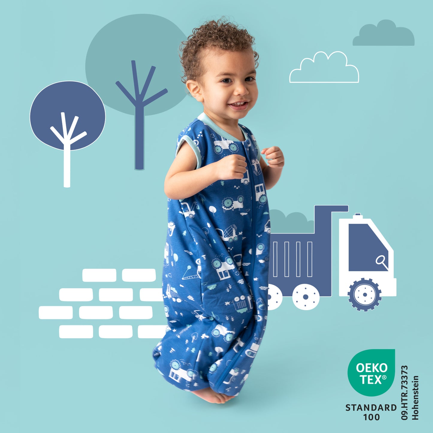 Sleeping Bag with Feet & Foldable Feet Covers - 1.0 TOG_Digger_418_2