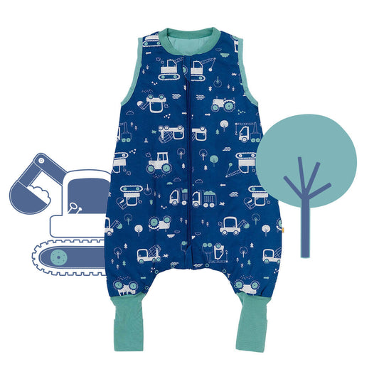 Sleeping Bag with Feet & Foldable Feet Covers - 1.0 TOG_Digger_front_418