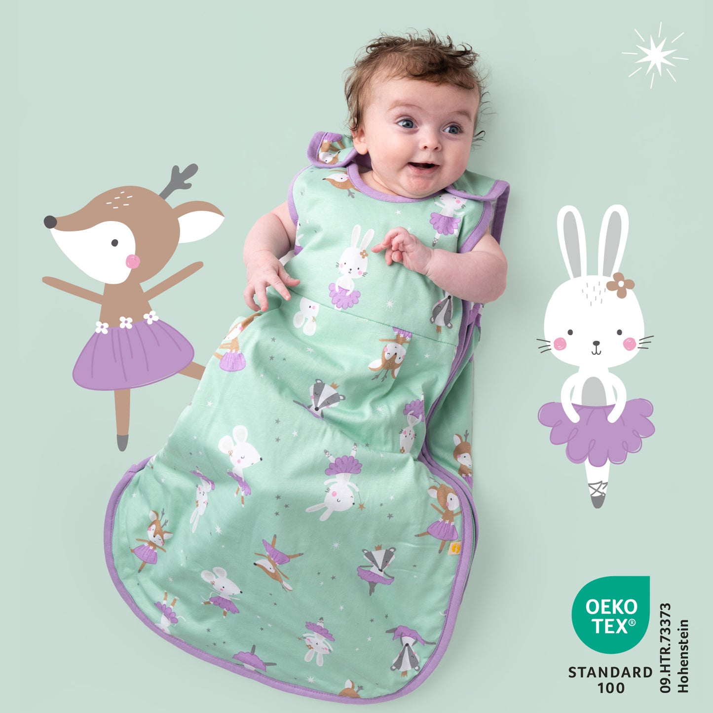 Baby Sleeping Bag - 1.0 TOG_Ballerina_420_2