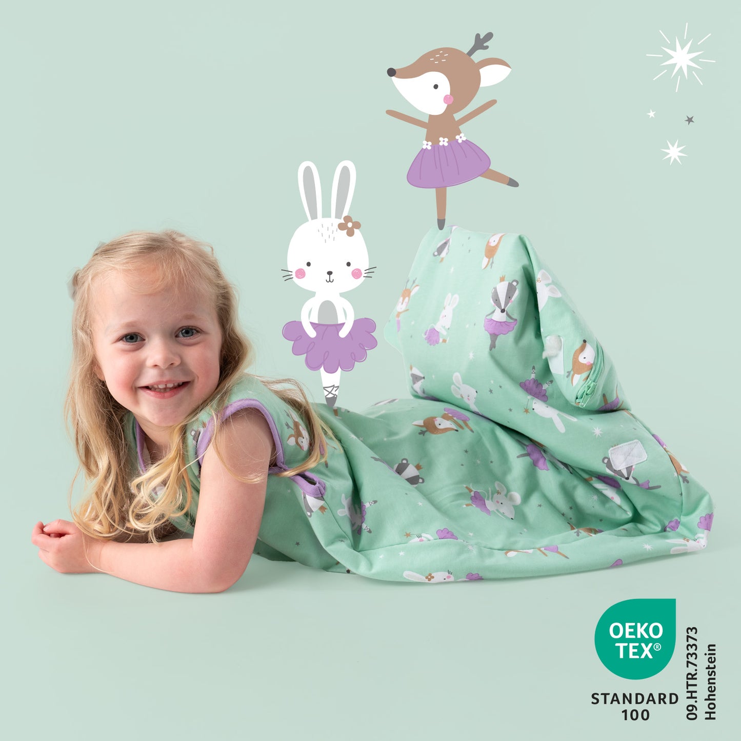 Baby Sleeping Bag - 1.0 TOG_Ballerina_420_2