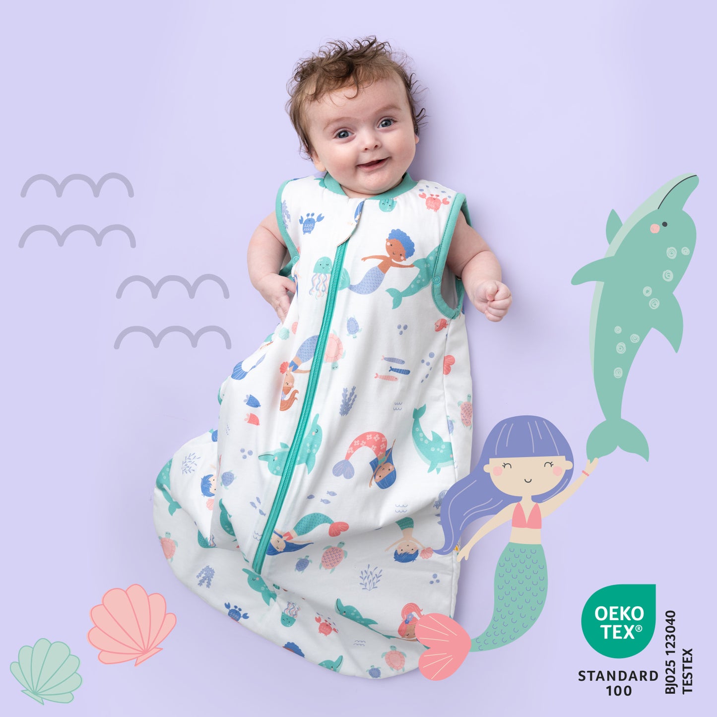 Baby Sleeping Bag - 1.0 TOG_Mermaid_420_2