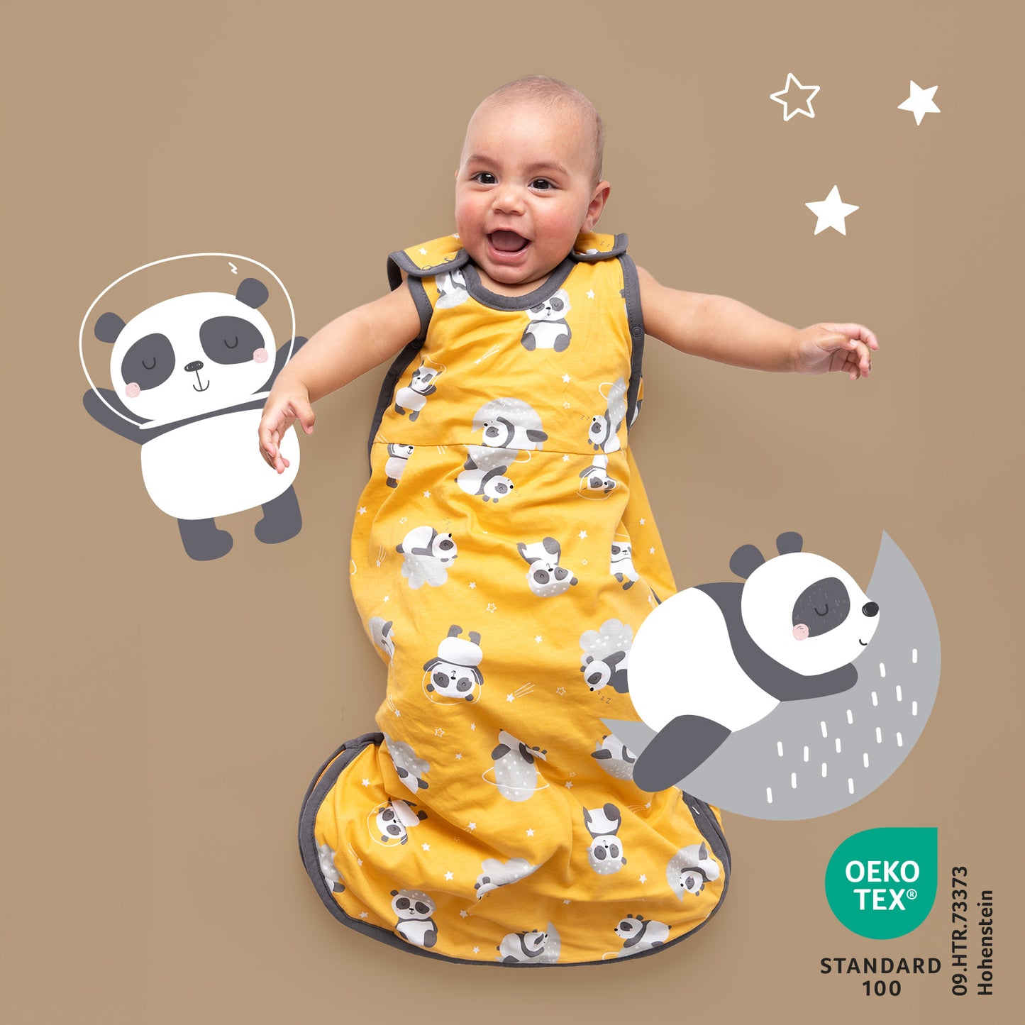 Baby Sleeping Bag - 1.0 TOG_Panda_420_2