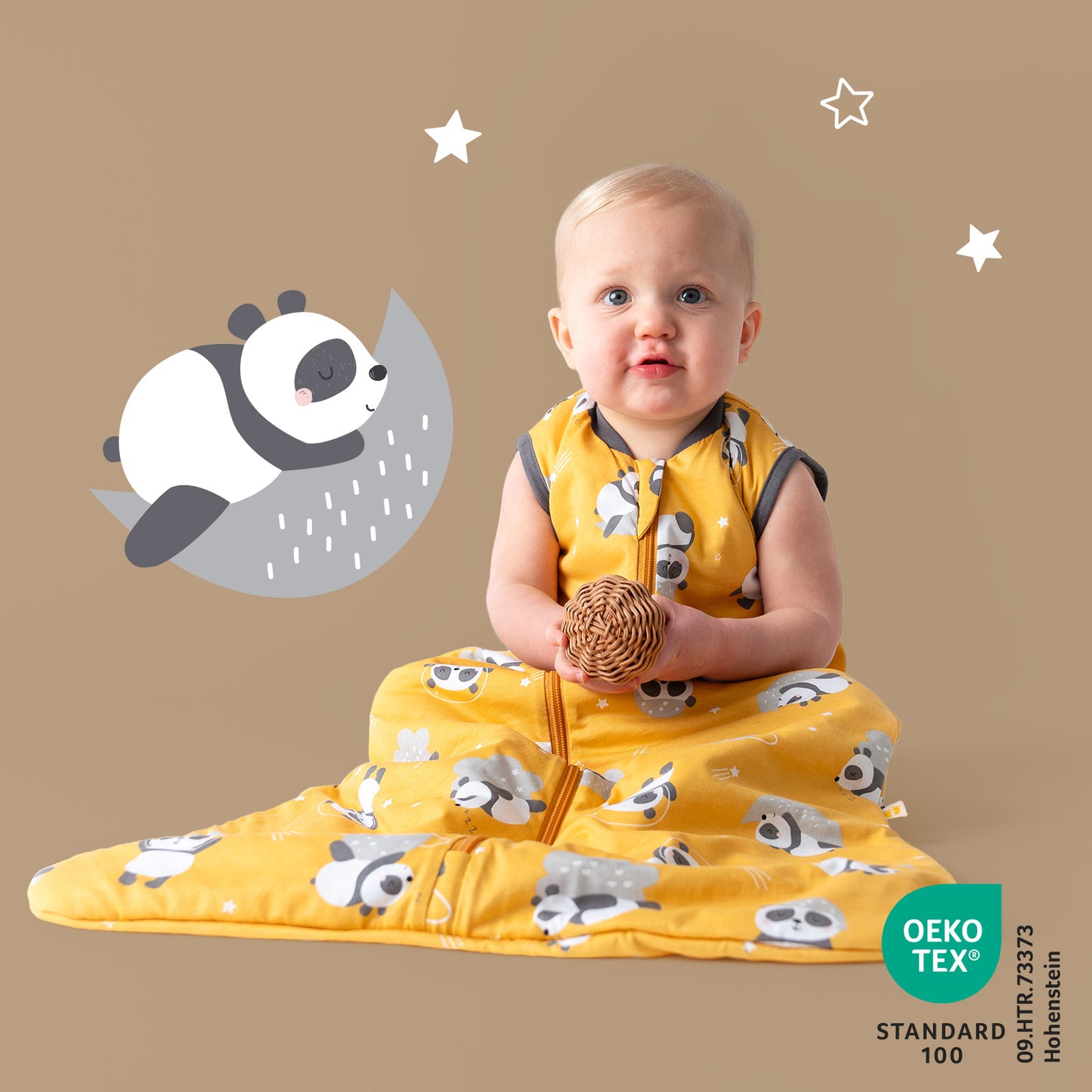 Baby Sleeping Bag - 1.0 TOG_Panda_420_2