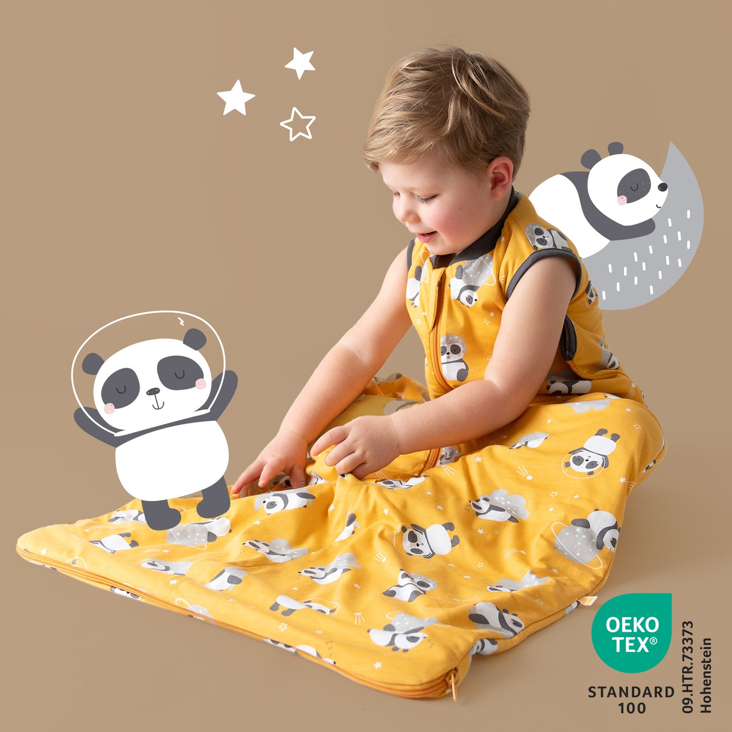 Baby Sleeping Bag - 1.0 TOG_Panda_420_2
