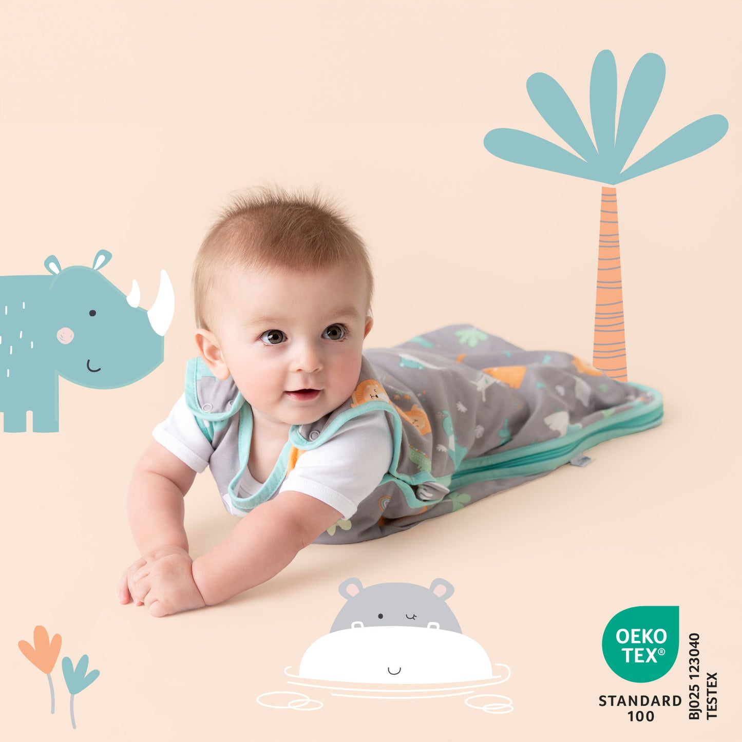 Baby Sleeping Bag - 1.0 TOG_Safari_420_2