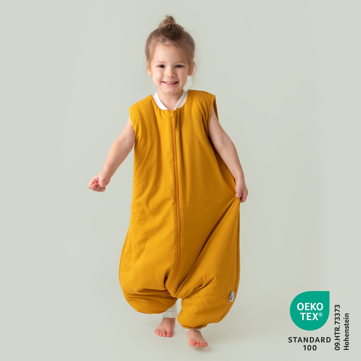 Sleeping Bag with Feet - 1.0 TOG_Mustard_424_2