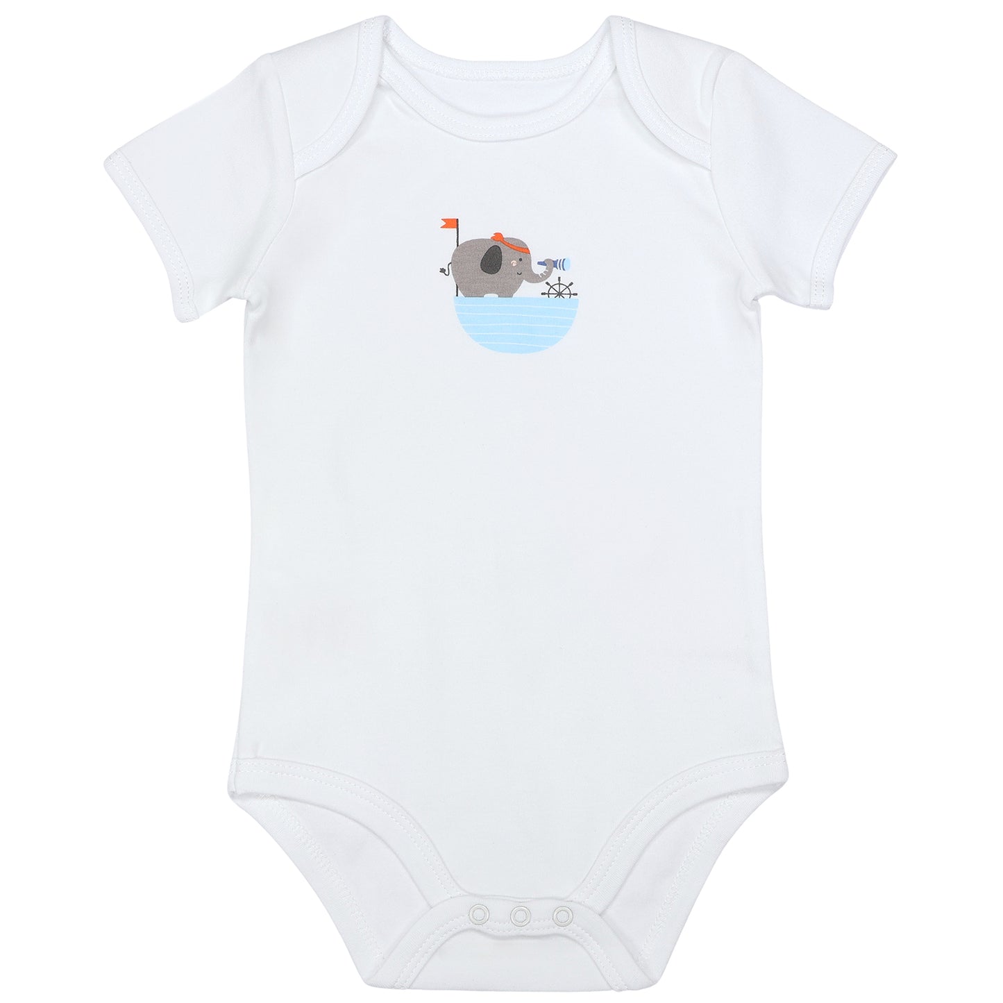 100% Organic Short Sleeve Baby Body - 5-pack_Pirate_5_430