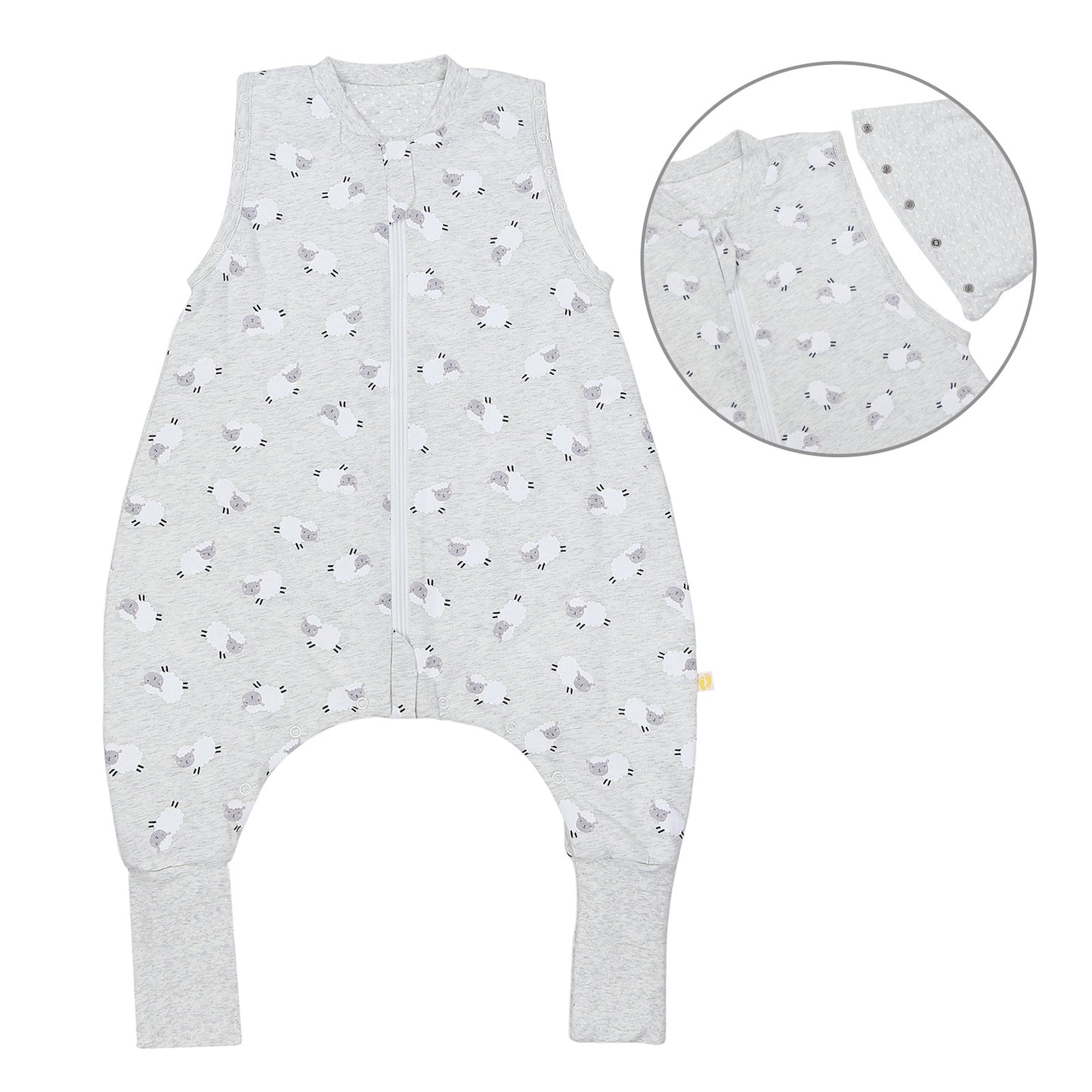 Sleeping Bag with Feet & Foldable Feet Covers - 2.5 TOG_front_461