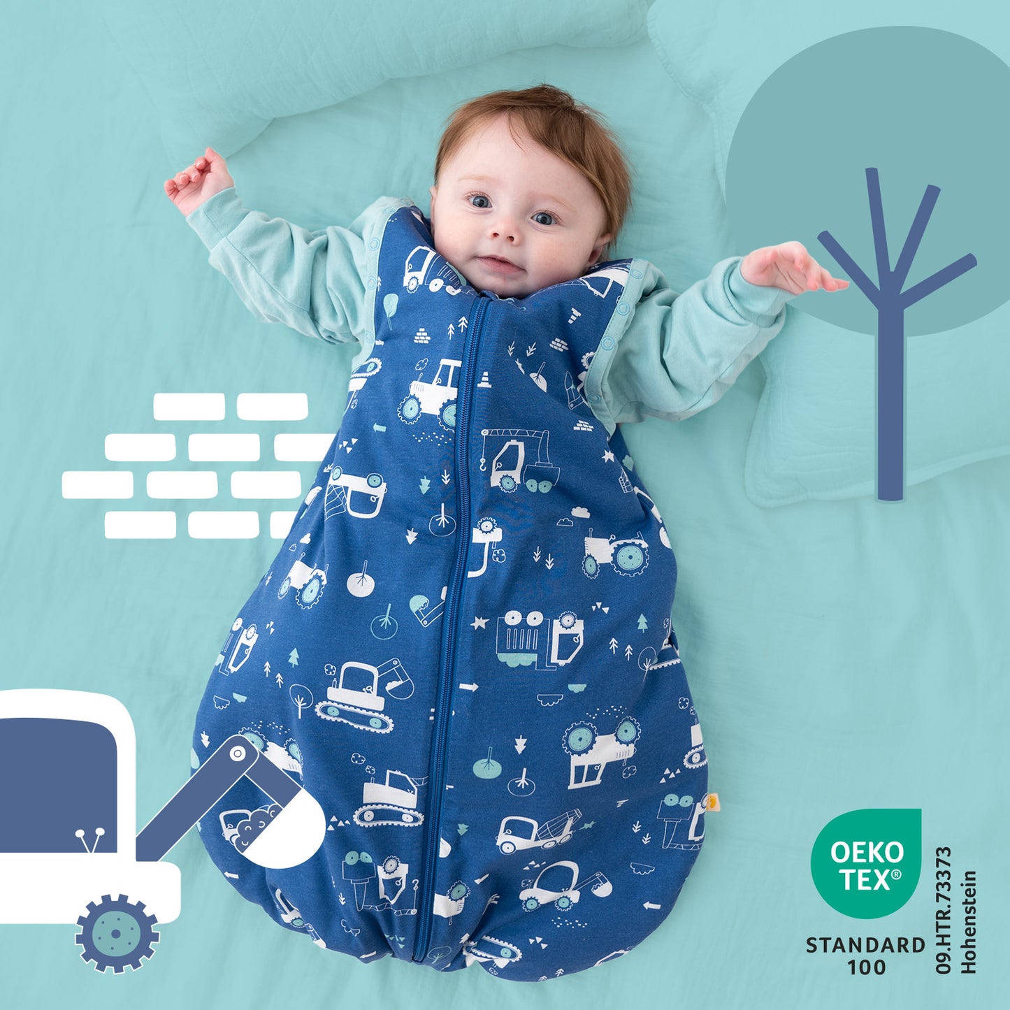 Sleeping Bag with Detachable Sleeves - 2.5 TOG_Digger_465_2