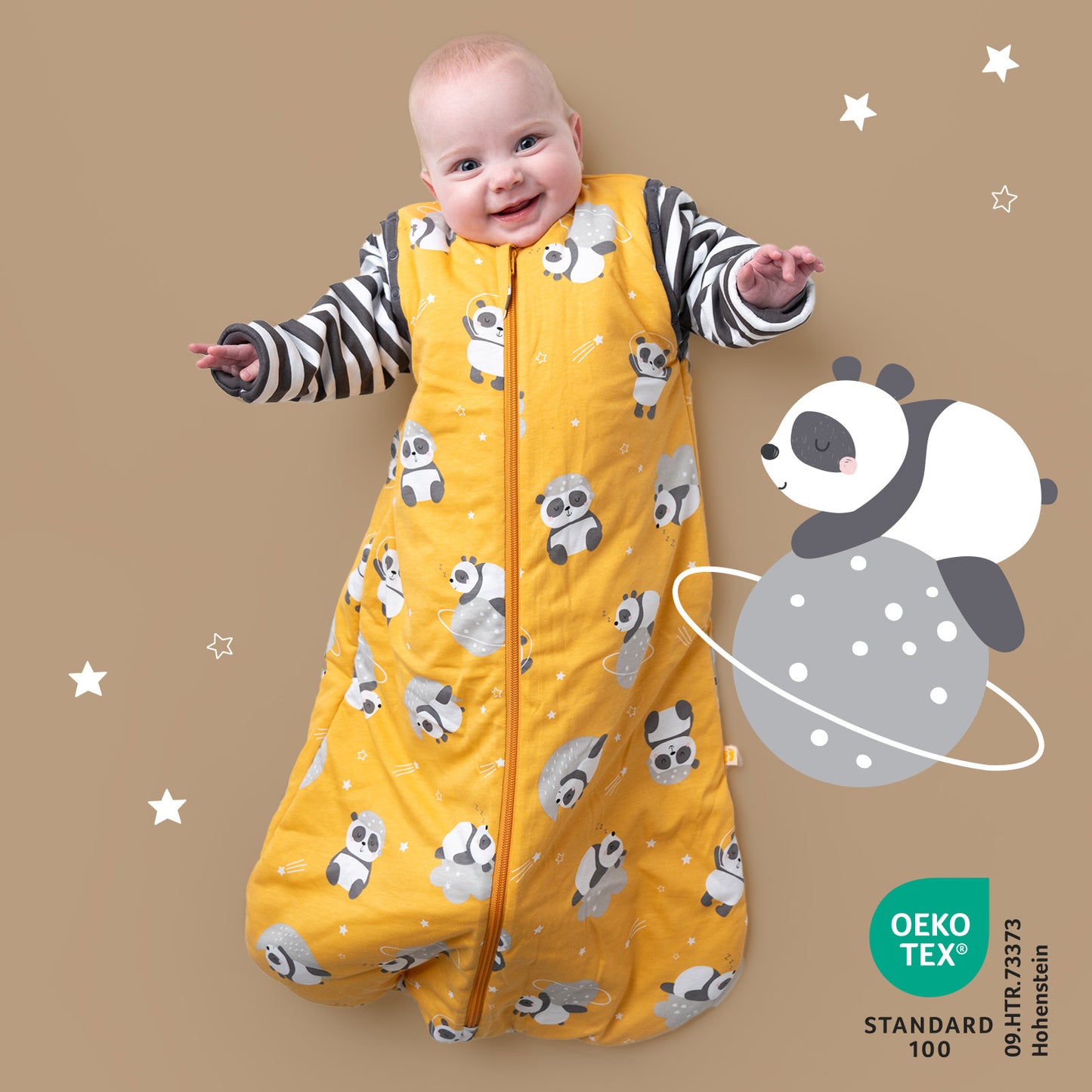 Sleeping Bag with Detachable Sleeves - 2.5 TOG_Panda_465_2