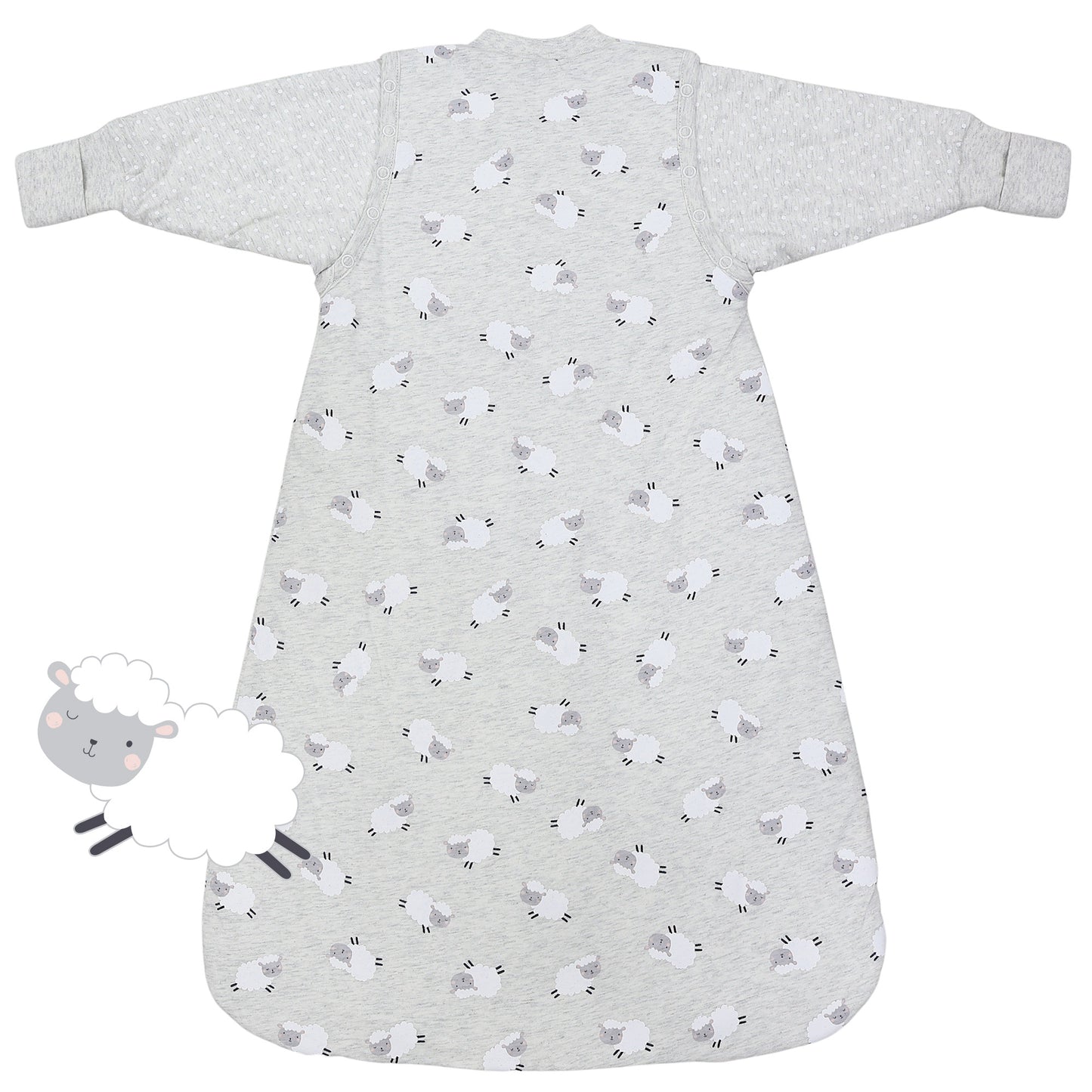Sleeping Bag with Detachable Sleeves - 2.5 TOG_back_465