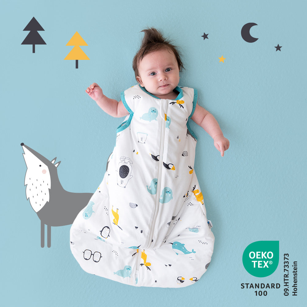 Organic Sleeping Bag with Detachable Sleeves - 2.5 TOG_Polar Pals_466_2
