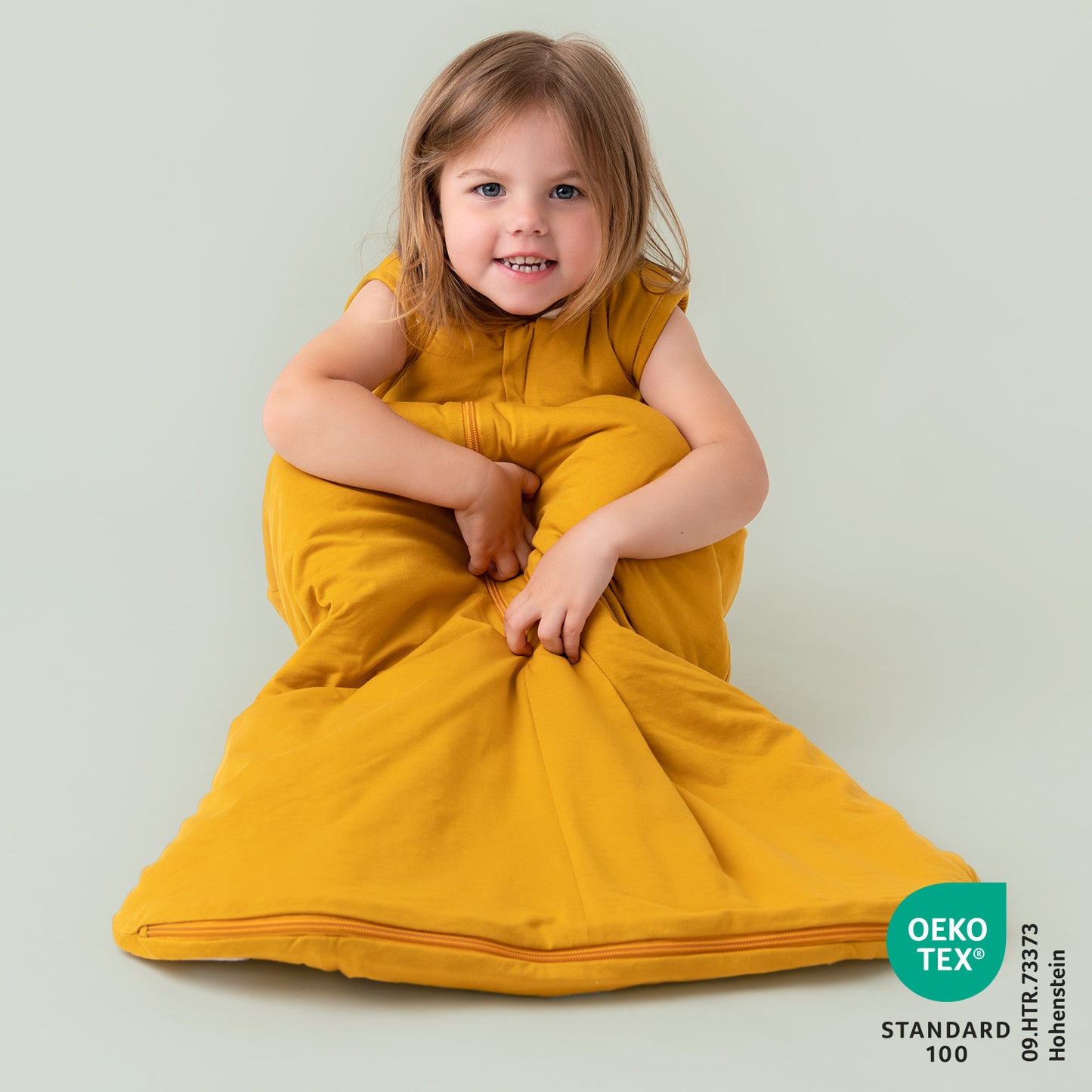 Plain Sleeping Bag - 2.5 TOG_Mustard_467_2