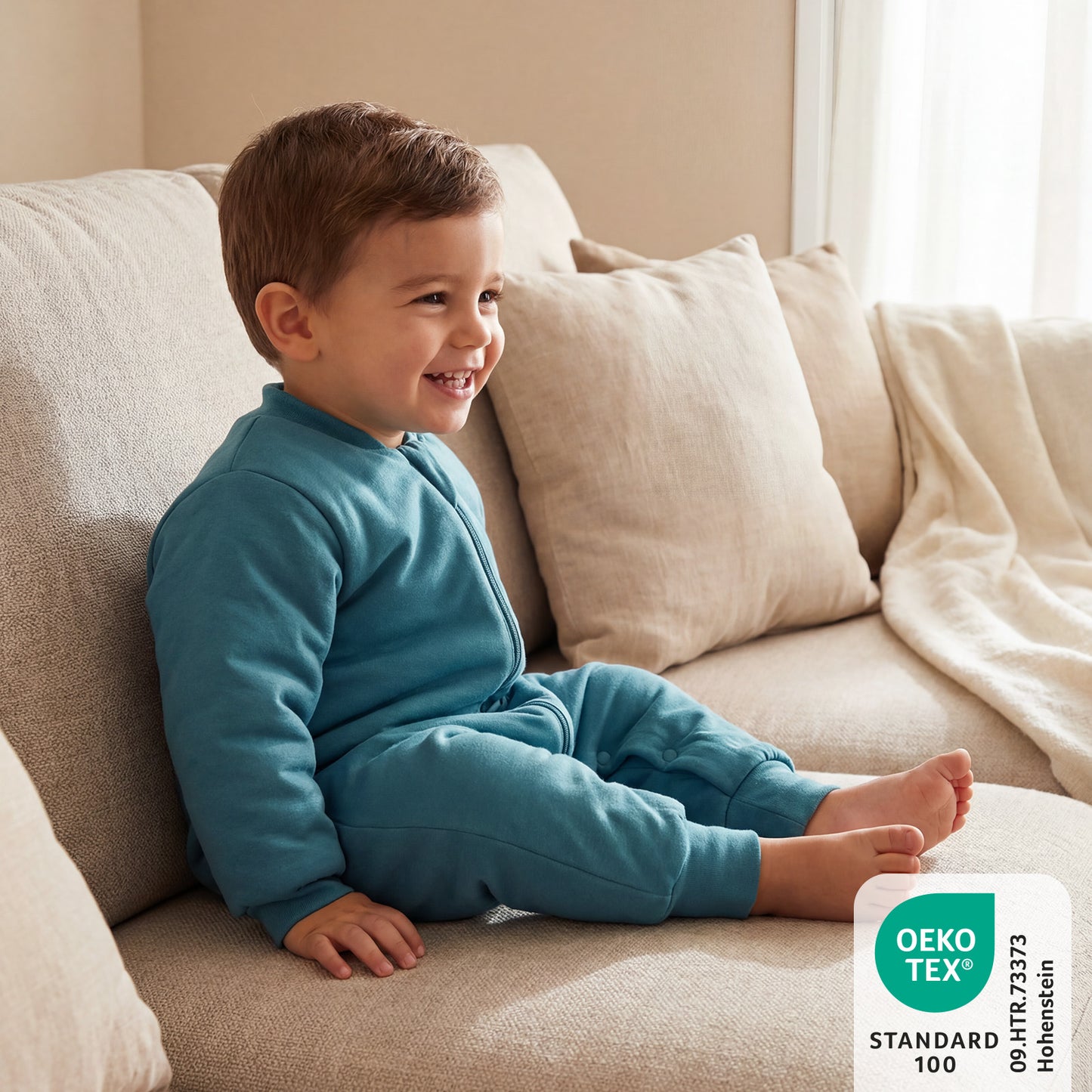 Sleeping Bag with Feet - 3.5 TOG_Teal_470_2