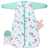 Long Sleeve Baby Sleeping Bag - 3.5 TOG Mermaid 12-18 months