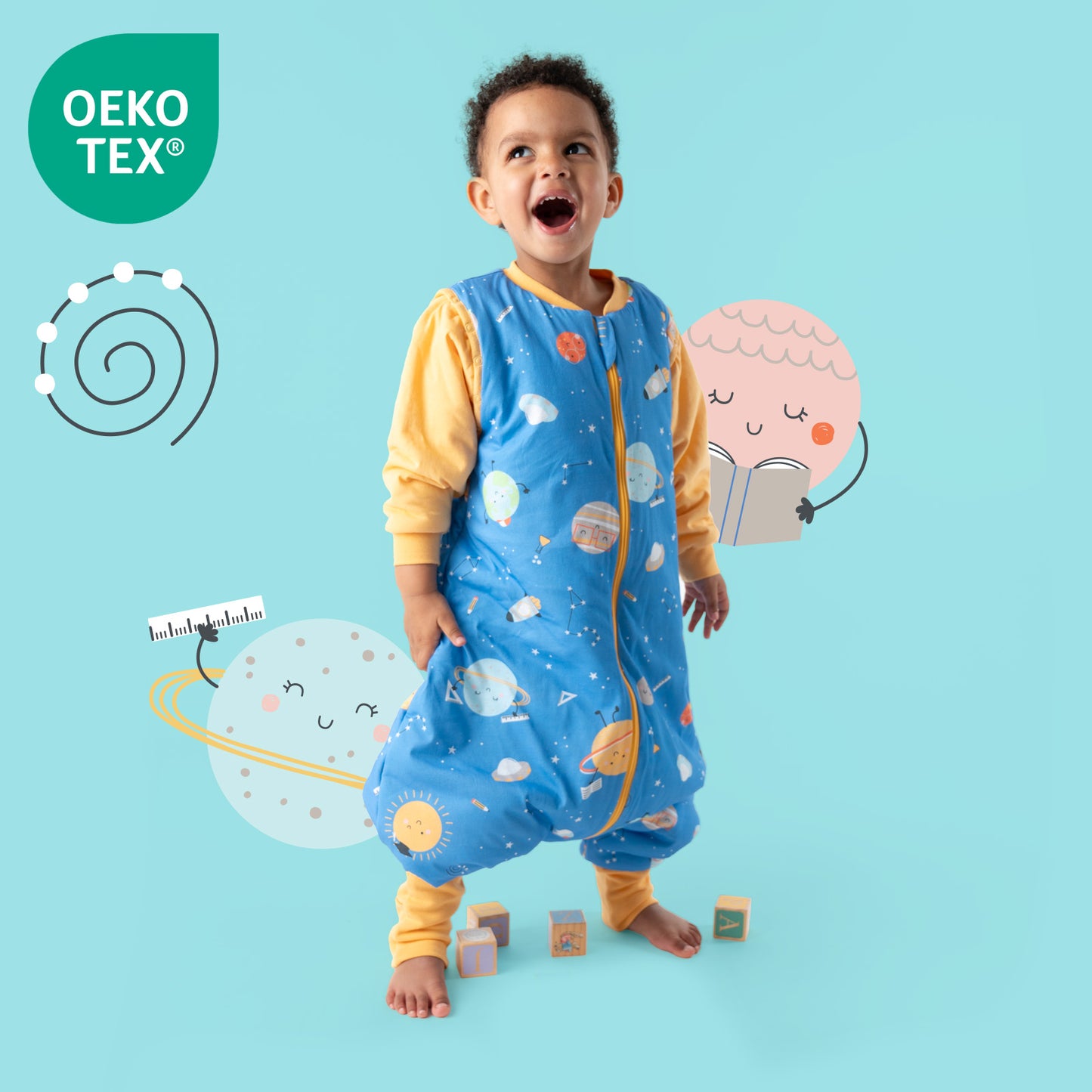 Sleeping Bag with Feet, Foldable Feet Covers & Sleeves - 1.0 TOG