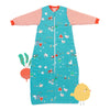 Organic Long Sleeve Baby Sleeping Bag - 3.5 TOG_Farmyard_front_472