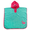 Hooded Bath Poncho Flamingo 4-8 years
