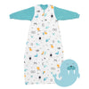 Organic Long Sleeve Baby Sleeping Bag - 3.5 TOG Polar Pals