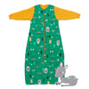 Organic Long Sleeve Baby Sleeping Bag - 3.5 TOG_Woodland Animals_front_472