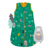 Organic Baby Sleeping Bag - 1.0 TOG Woodland Animals