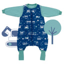 Sleeping Bag with Feet & Foldable Feet Covers - 2.5 TOG_Digger_front_461
